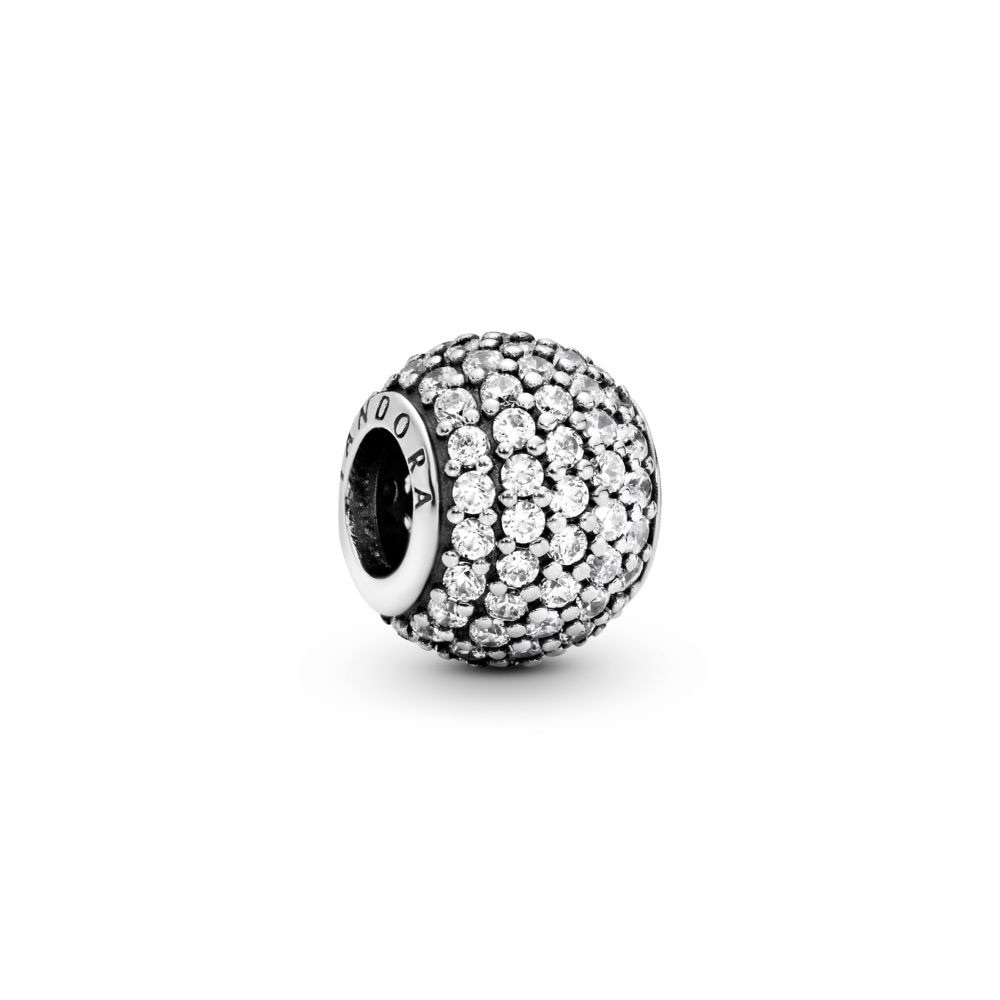 Pandora Retired Clear Pavé Charm